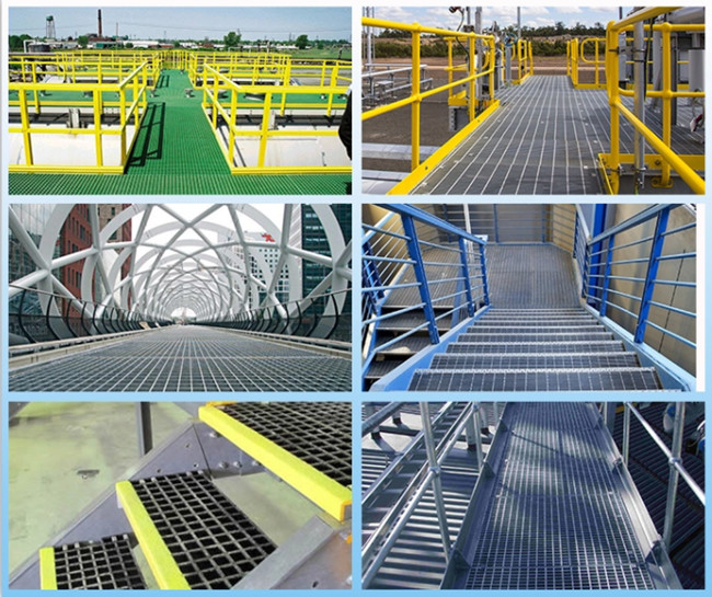 Hot Dipped Lightweight Walkway Aluminum Bar Grating ODM Anti Corrosion