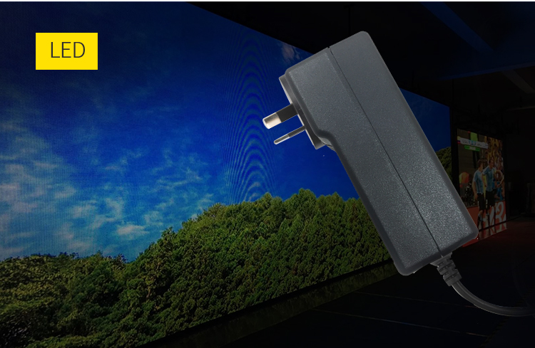 60W 24 Volt Dc Power Adapter Plug In Connection With Long Service Life