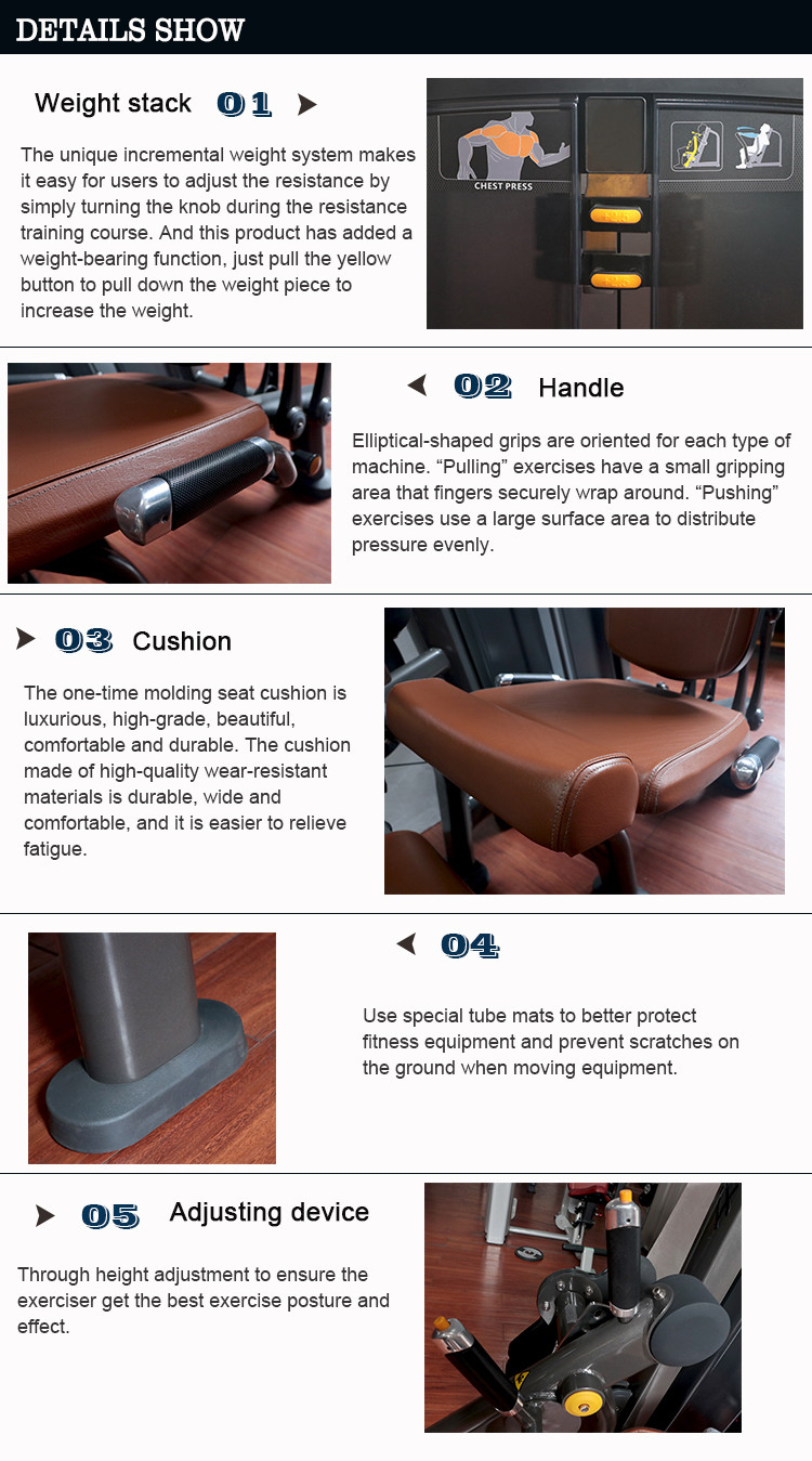 Integrated Heavy Duty Gym Equipment , Leg Extension Machine CE ISO Approval