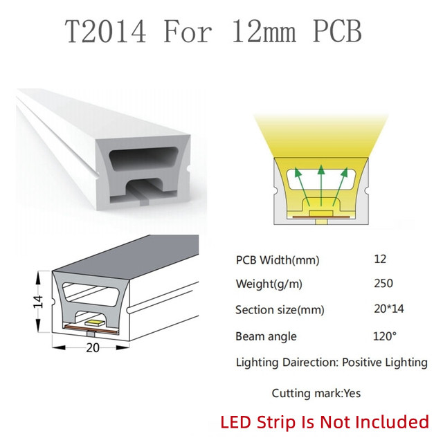 DC 12V Red LED Neon Flex with 50000 Working Lifetime and Hanging Mounting Installation