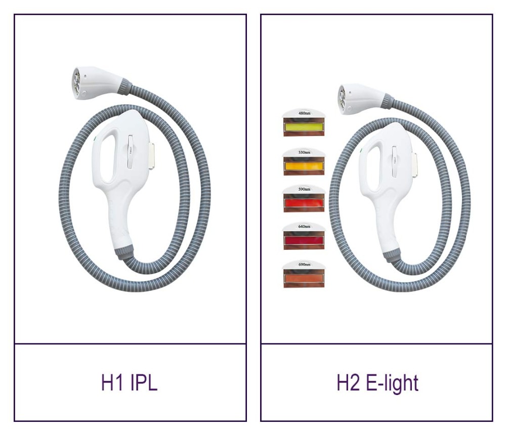 New Style E Light IPL RF ND YAG Laser Multifunction Machine 2500W Output