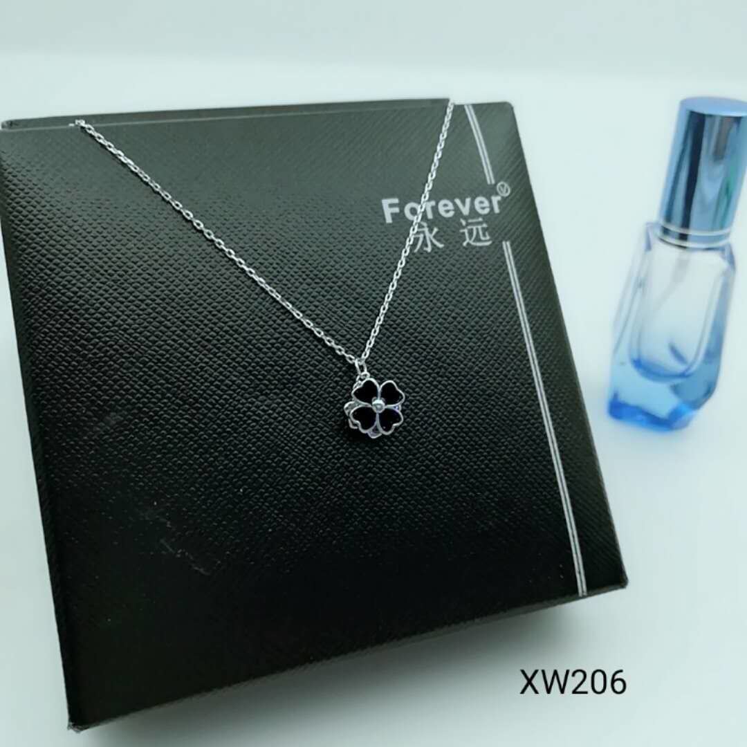 Latest product super quality China sale jewelry charm white stainless steel necklace whole XW238