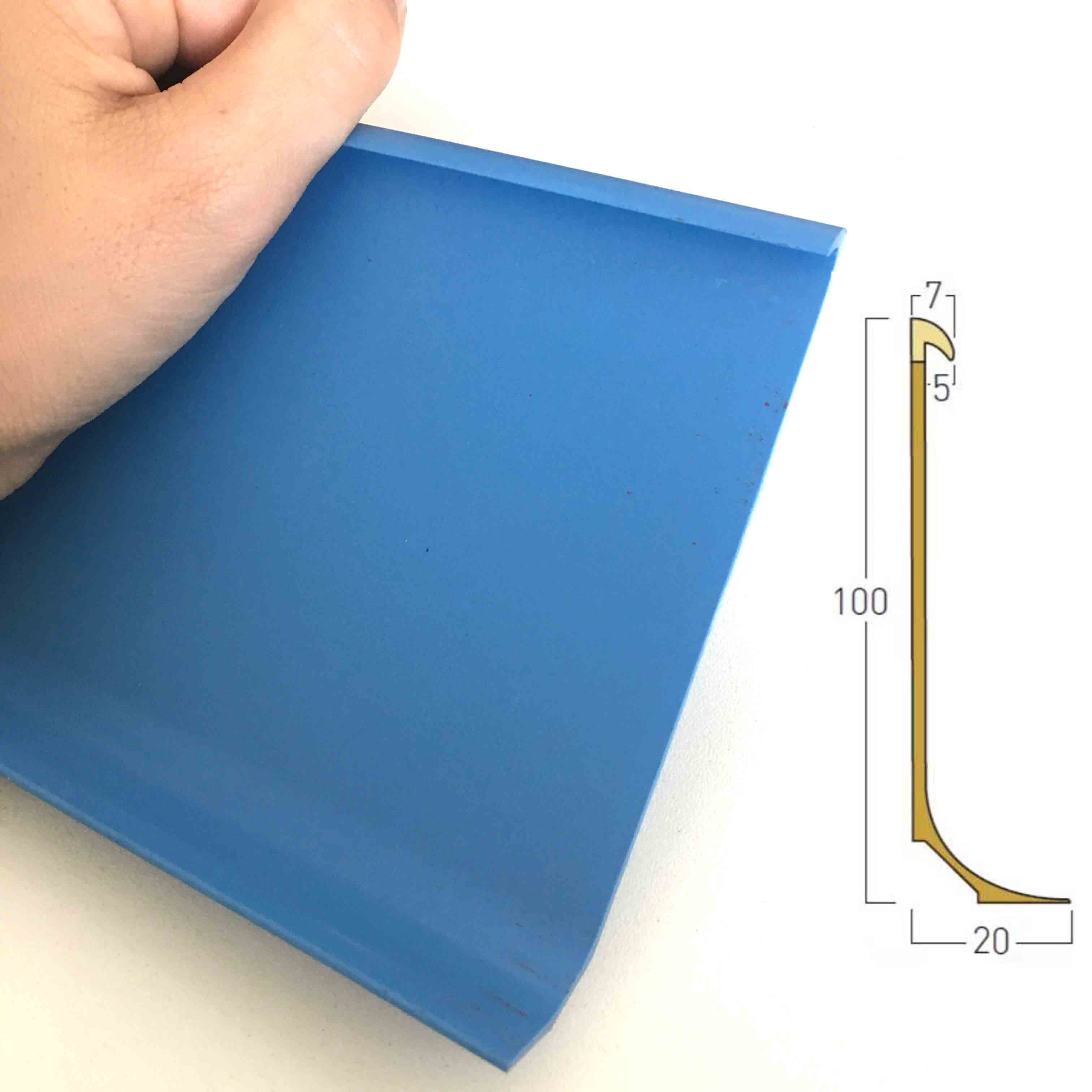 EPDM Rubber Baseboard PVC Skirting Trim Molding Scratch Resistant and Easy to Install