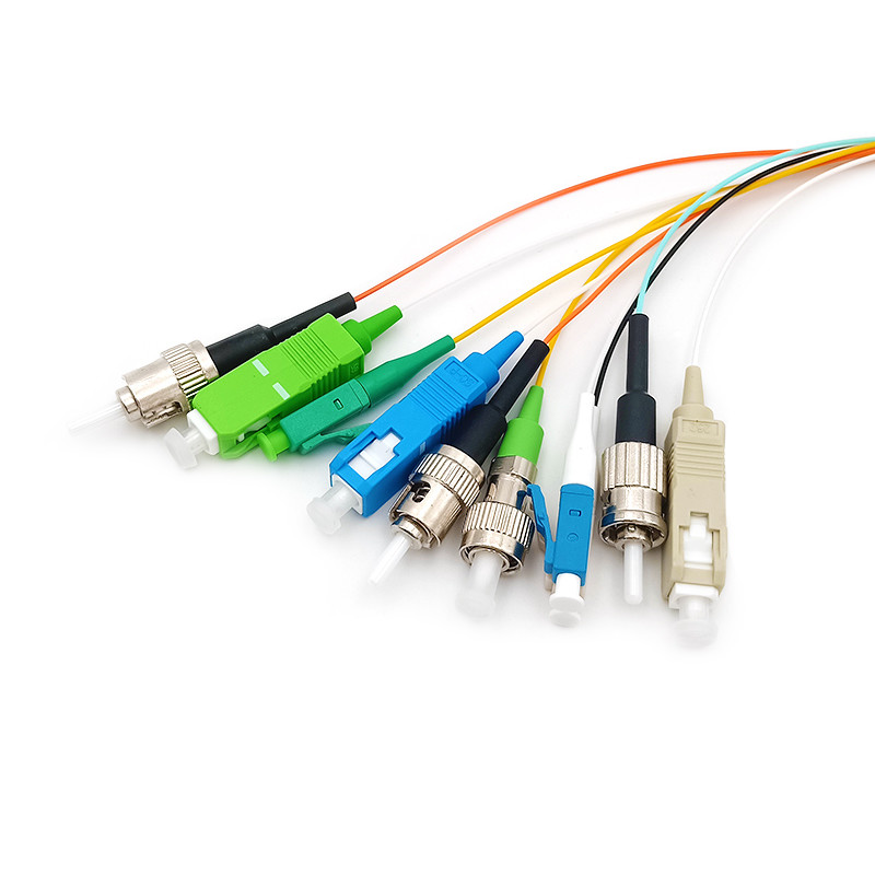 SC UPC Fiber Optic Pigtails 0.9mm Singlemode 100 Return Loss
