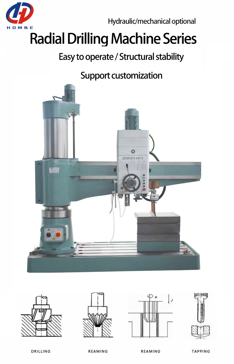 Automatic Feed Drilling Machine Z3050x16 Mechanical Speed Change Radial Drilling Machine