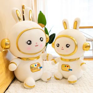 AZO Free Nontoxic Cuddly Space Rabbit Plush Toy