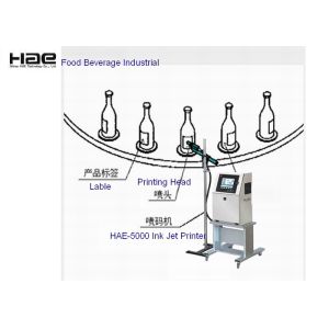 4 Lines Industrial Small Characater Inkjet Printer , Expiry Date Printing