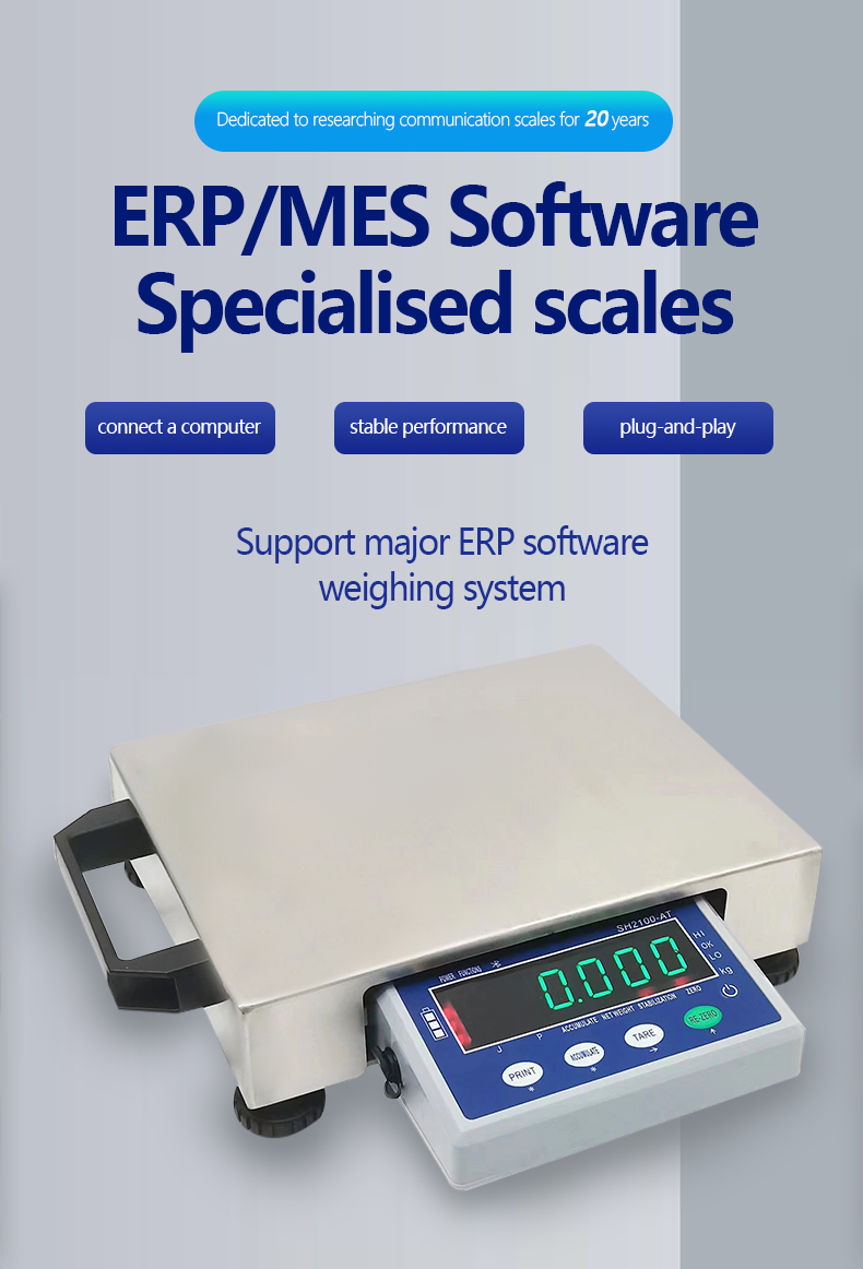 6KG Waterproof Digital Table Scale with Food-Grade Material and Table Size 220*280mm