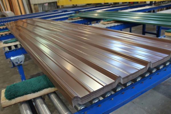 PPGL AZ150 0.60 HDP Metal Roof RAL8017 PVDF 40-years Chromadek IBR Matt Textured