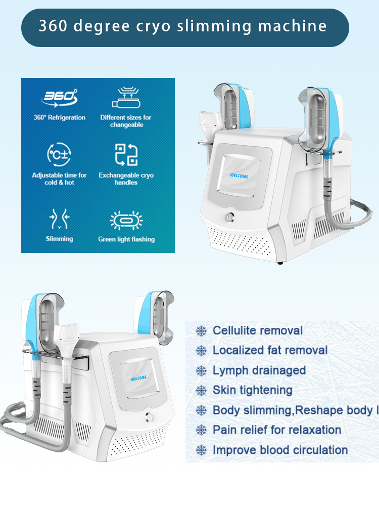 LAFO design Double Chin 360 cryo machine/cryolipolysis machine 360/fat slimming machine cryotherapy