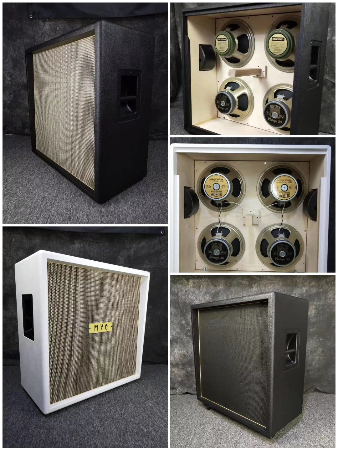 Custom Grand Guitar Bass Amplifier Speaker Cabinet with Kinds Tolex and Speaker Option