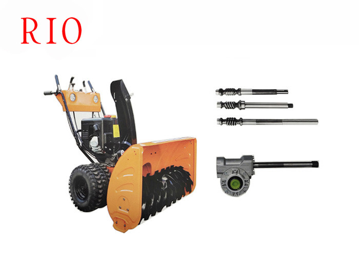 Light Weight Vf50 Snowblower Gearbox , Snow Sweeper Worm Reduction Gearbox