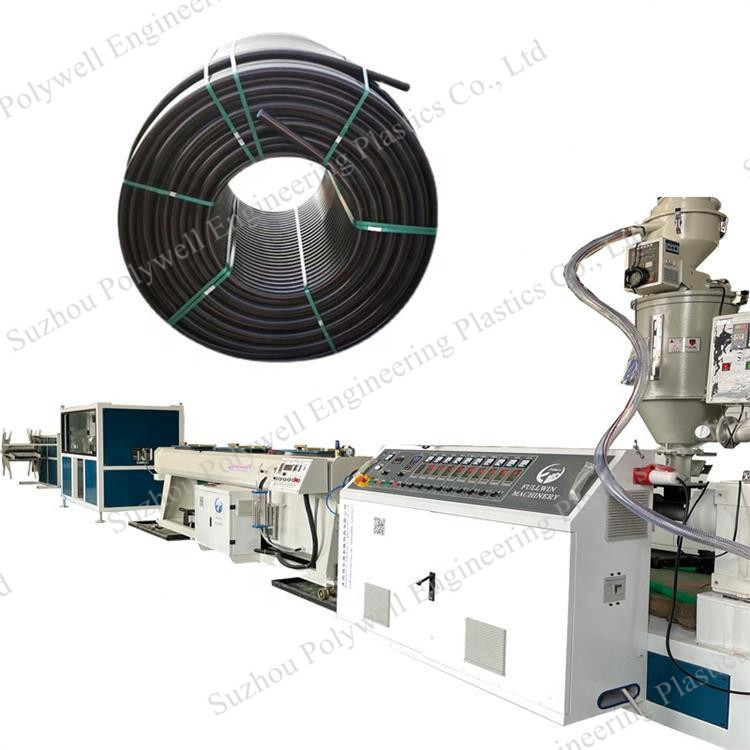Plastic Pipe HDPE PVC Structural Hollow Double Wall Spiral Winding Sewer Corrugated Pipe Extrusion Line