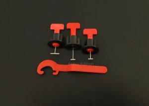 China Plastic Tile Leveling System 1.5mm T type clips for Construction and Floor Installation on sale