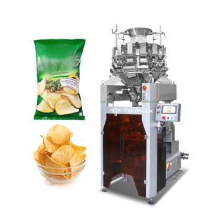  High Speed 120BPM Stick Bag Potato Chips Snacks Vertical Packaging Machine Automatic Weighing &amp; Packaging Machine Manufactures
