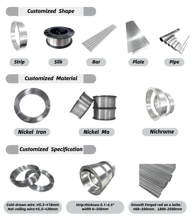 NS315 690 Inconel Alloy Inconel Round Bar Tube Inconel Sheet Nickel Alloy Wire