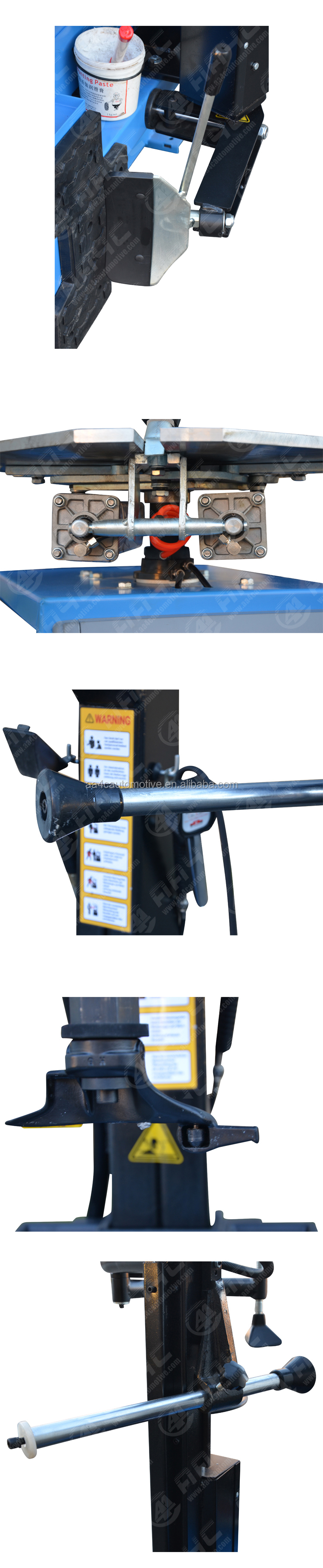 1.1KW Fully Automatic Tire Changer Machine With Back Titling Column