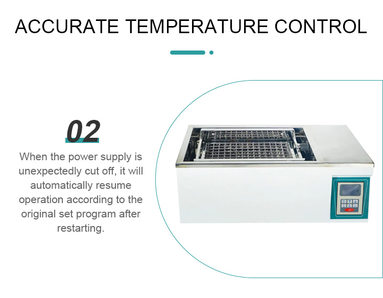 High Accuracy Water Baths Shaker 31L with Two Temperature Sections and PID Control