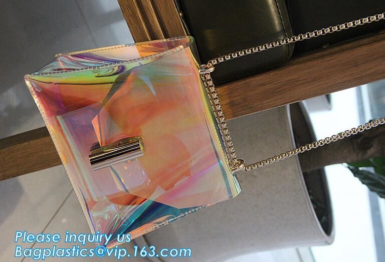 Sling Shoulder Clear PVC Crossbody Bag, PVC hand bag Asia Ladies Shoulder Bag, Shoulder Tote Pouch Clear PVC Beach Bag W