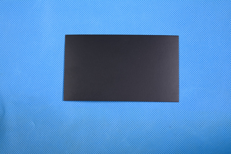 C165 Black low gloss fingerprint backing sheet