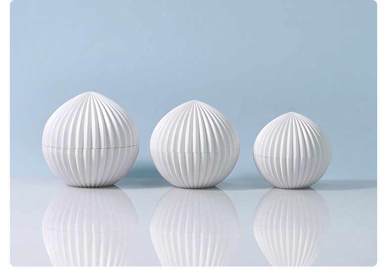 50g Skin Care Cream Jar Sphere Shape Cosmetic Plastic Jars Customized For Packaging