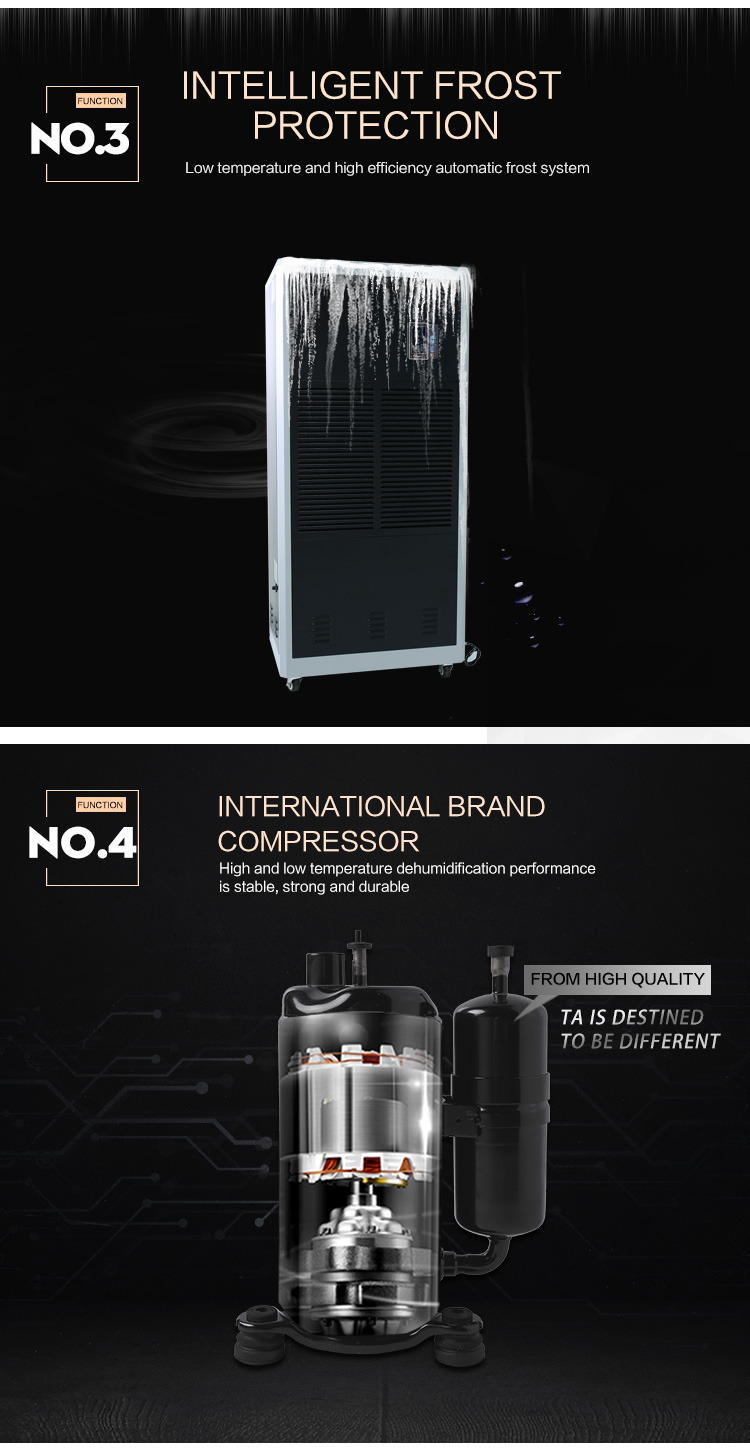 Automatic Defrosting Industrial Air Dehumidifier For Warehouse
