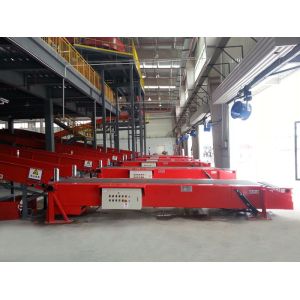 40ft Container Loading Unloading Telescopic Belt Conveyor with Hydraulic Lift