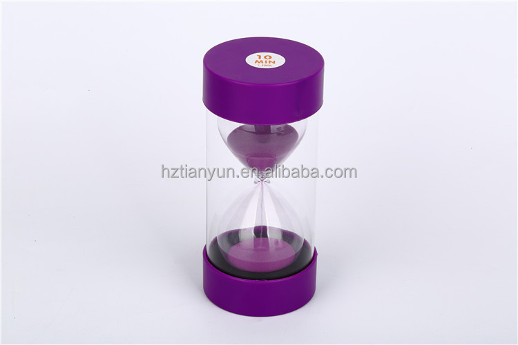 1-30 Minutes Plastic Hourglass Sand Timer Traditional Style
