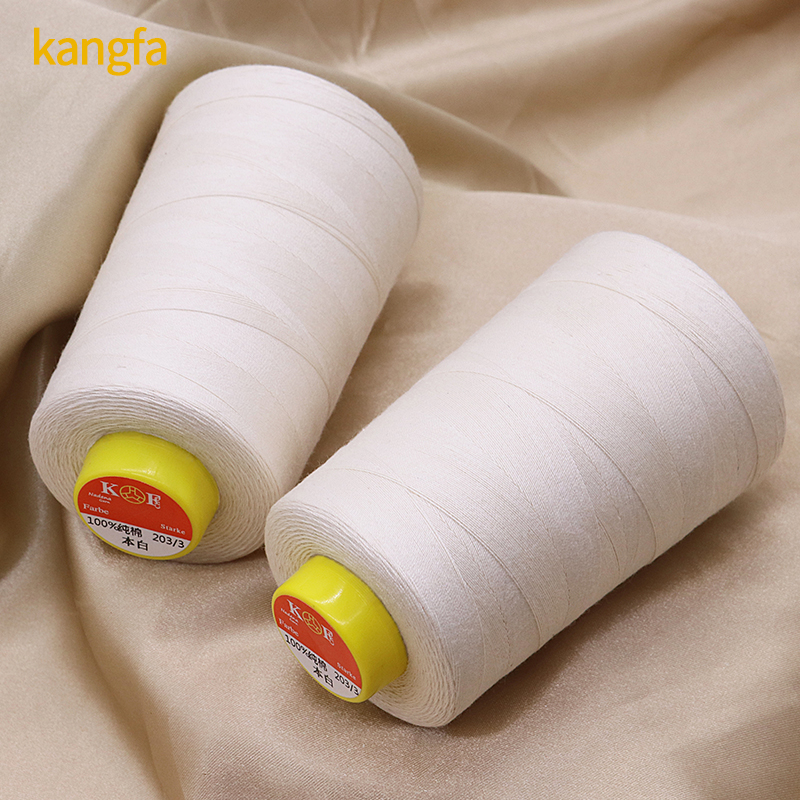 Long Staple Cotton 20S/3 Tex90 TKT30 100% Cotton Sewing Thread for Textile Projects