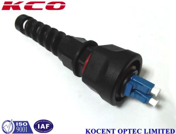 Single Mode G657A1 LSZH 4.8mm Armored Fiber Optic Patch Cord LTE ODVA LC Plug 2