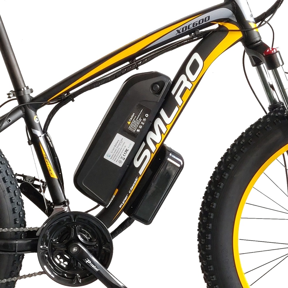 500W Motor 16AH Lithium Battery Electric Bike SMLRO XDC600 26x4.0 inch Fat Tire E-Bike Drop Shipping Available