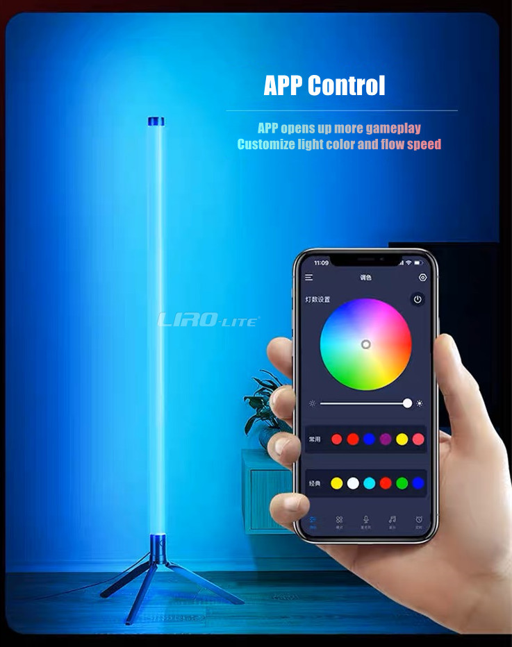 4 Dimming Modes IP65 DMX LED Tube Light 360 RGB Pixel For Disco Club