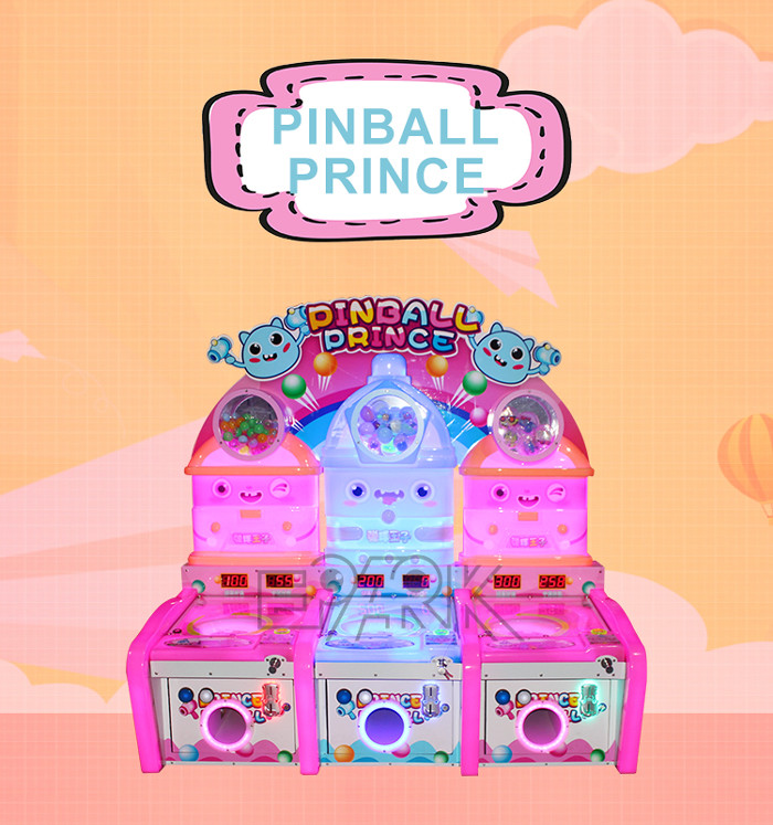 3 Player Virtual Pinball Game Machine Coin Operated 220V For Kids