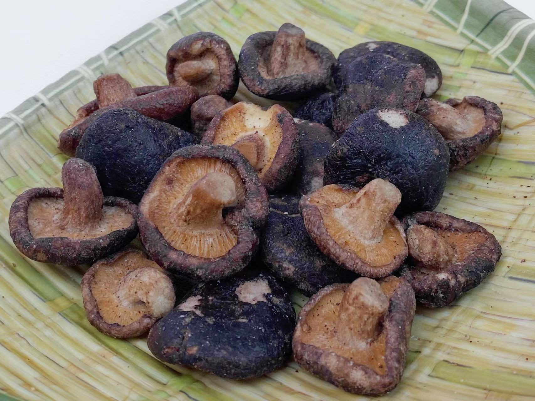 Palm Oil Shiitake Deep Fried Mushrooms Sweet Healthy Vegetable Snacks