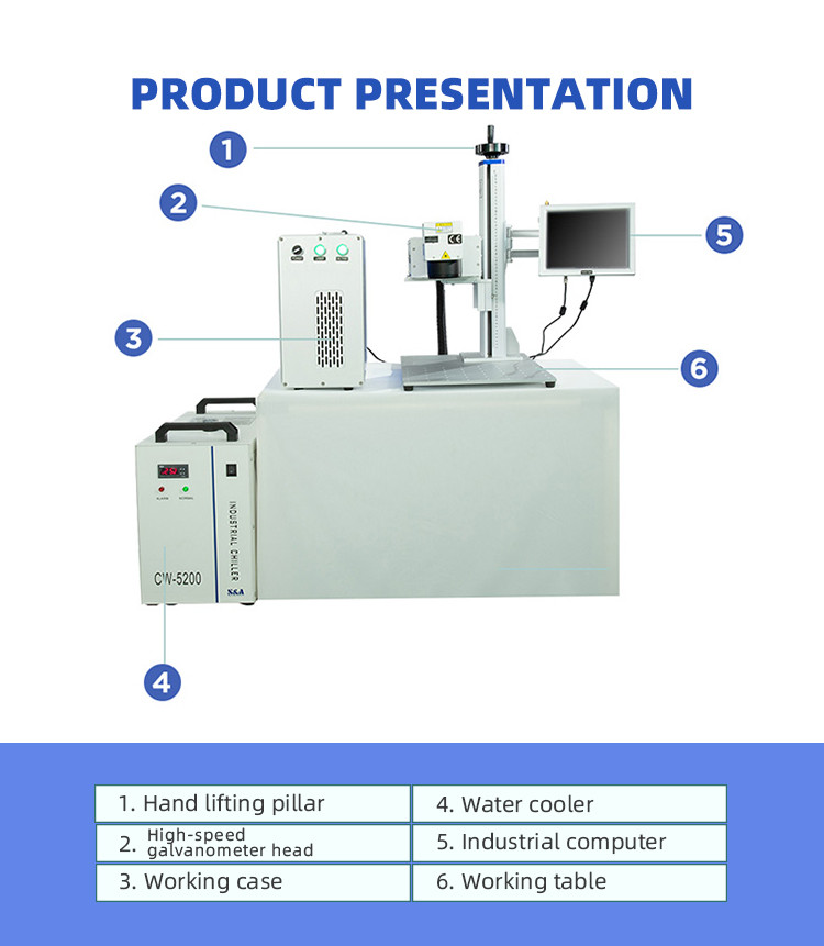 3 Watt 5 Watt 10 Watt UV Laser Marking Machine Pcb CNC Portable Fiber Laser