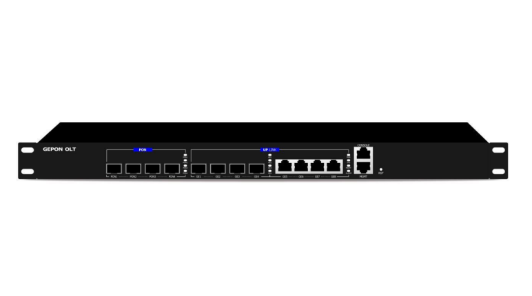 OLT 4 Ports 8 GE GPON EPON Uplink Port 1 Console Port 1 Management Port 19 Inches