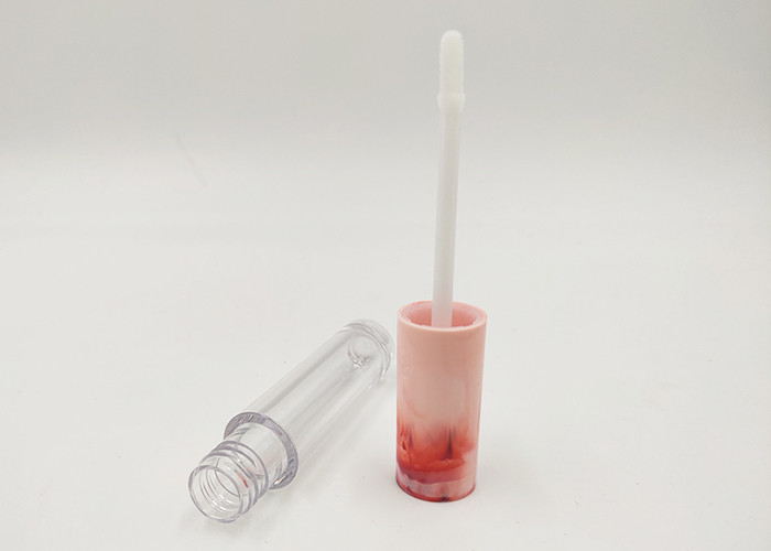 Clear Packaging 5ml Empty Lip Gloss Tubes Plastic Materials With Brush