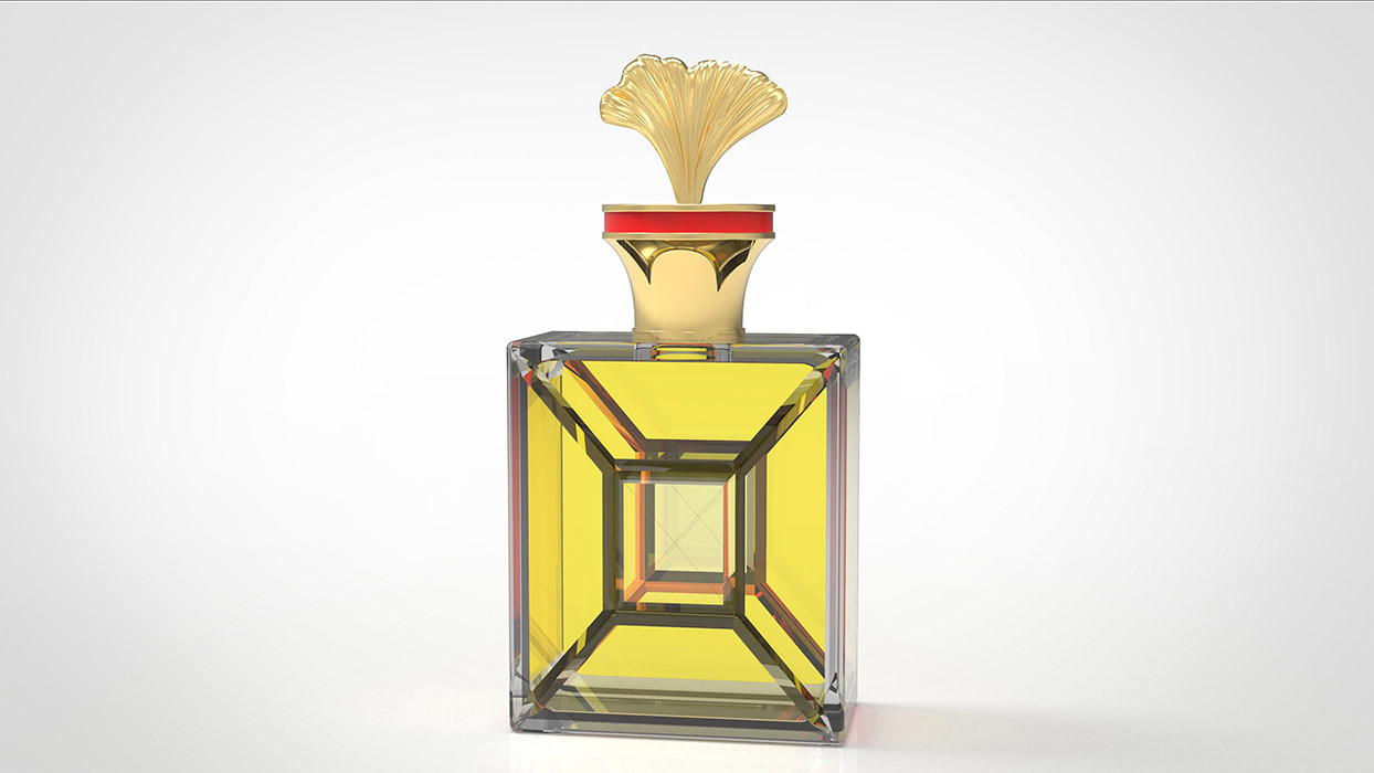 Luxury Creative Apricot Leaf Universal Custom Logo Fragrance Cap Fea 15Mm Zamac Metal
