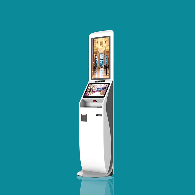 Touch Screen Payment Kiosk Automatic Hotel Lobby Check In Kiosk
