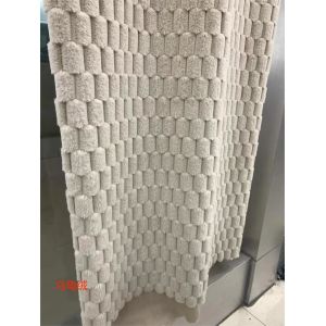  Orange Peach Fluffy Fabric Material For Plushies Manufactures