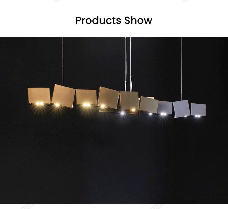 Postmodern Long Type Box Chandelier lighting Designer Replica Chandelier(WH-MI-455)