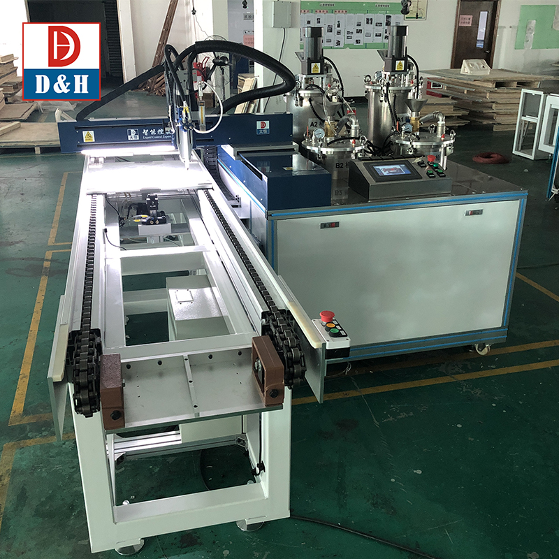 Mixing Ratio 1 1-10 1 Adjustable Automatic Two Part Compound Potting Machine for AB Epoxy