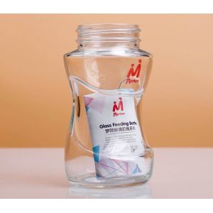 BAP Free OEM 200ml Glass Baby Feeding Bottles With Nipple