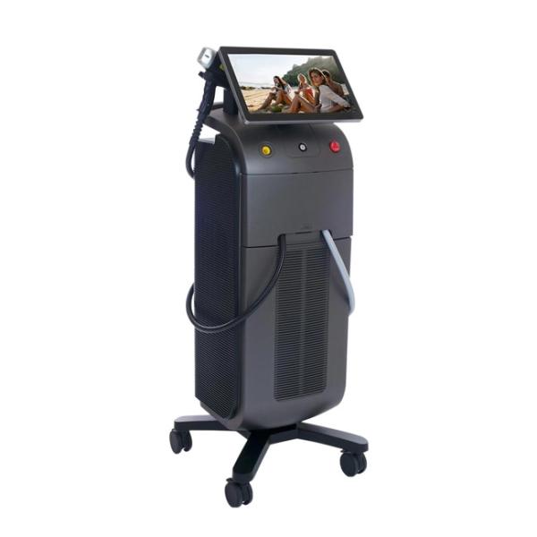 DFLASER Beauty Equipment Ice Titanium Platinum Dual Connectors Diode Laser 755