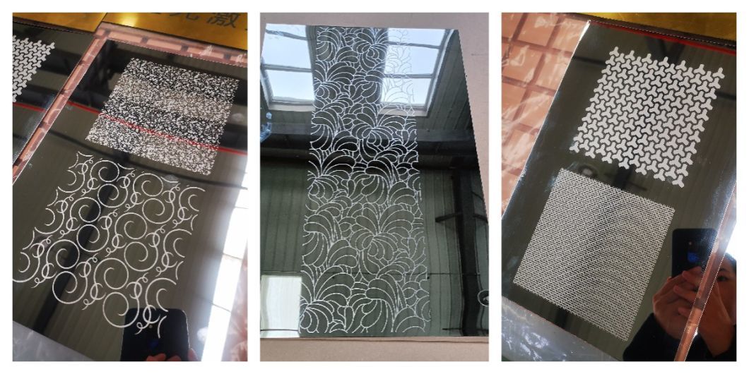 Metal Laser Marking Engraving Machine Elevator Door Decoration Laser Etching