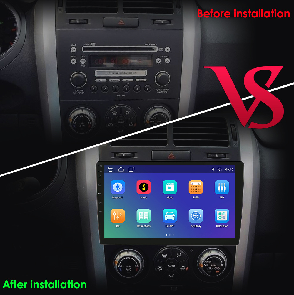 9" Screen Size Android10 Car Radio With Multimedia For Ford Mondeo Mondeo 3 2000-2007