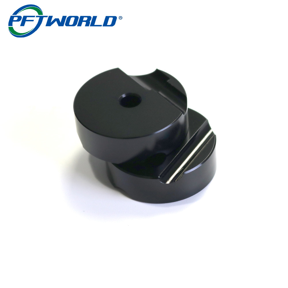 Custom Turned Aluminum Precision Black Anodized CNC Machining