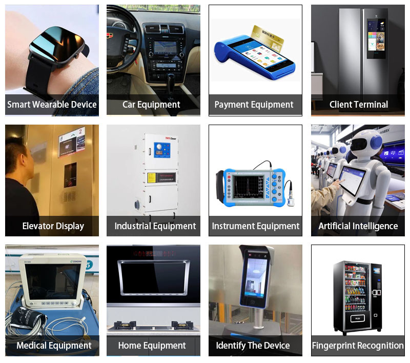 850 Luminance TFT LCD Capacitive Touchscreen Sunlight Readable