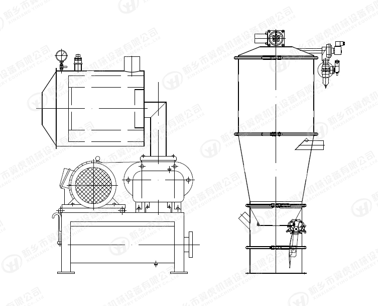 Pneumatic Vacuum Feeder Stainless Steel Material Customers' Request Color