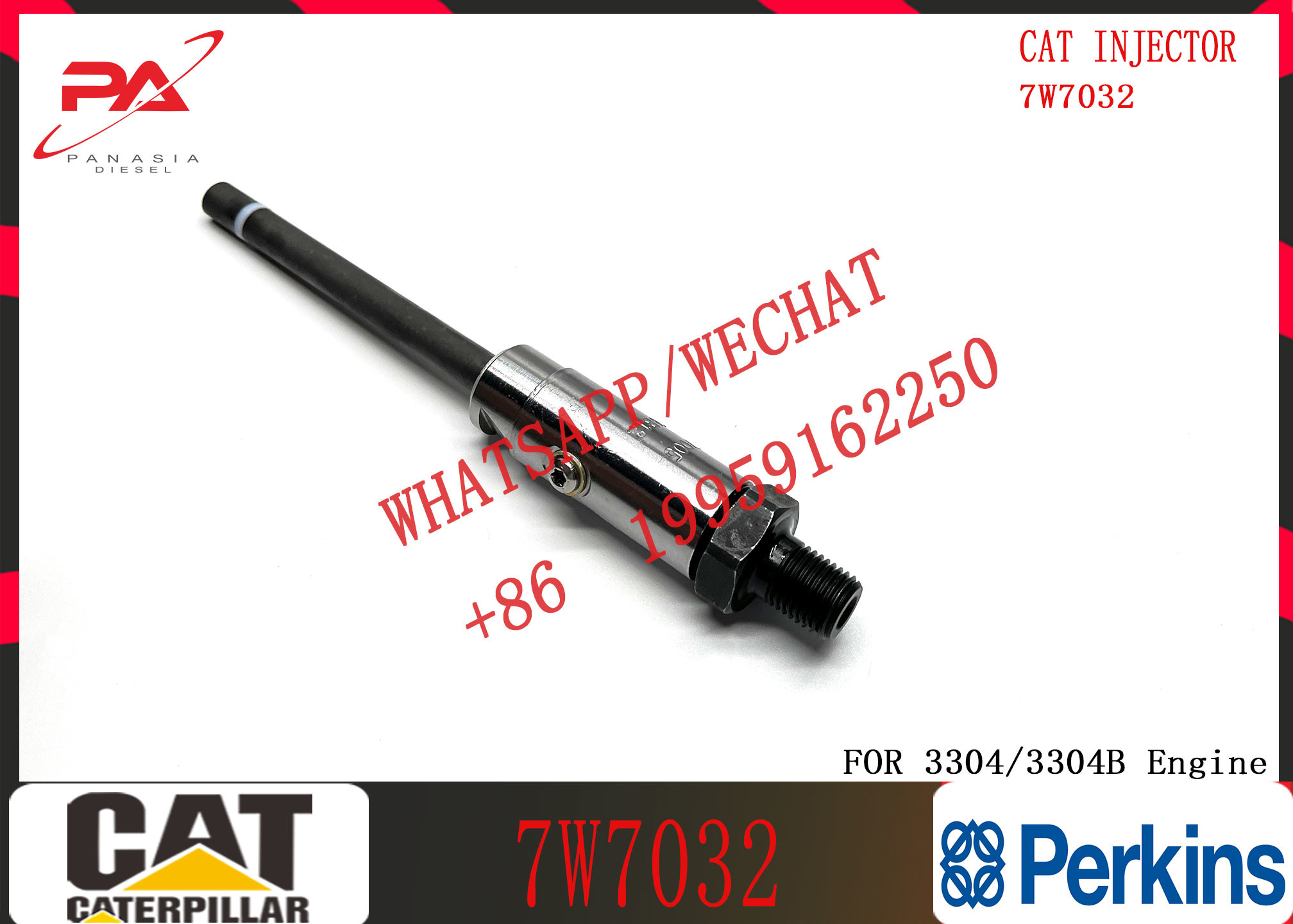 Diesel Engine Fuel Injector 7W-7031 7W-7032 7W-7026 0R-3536 0R-1746 0R-3418 0R-3419 0R-3420